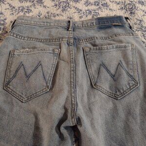 Mother Superior Frayed Ankle Jeans